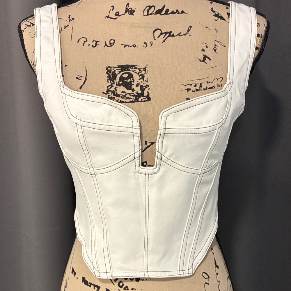 White Fox She's The One Bustier Top